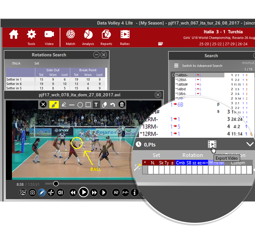 Game Volleyball Created Software